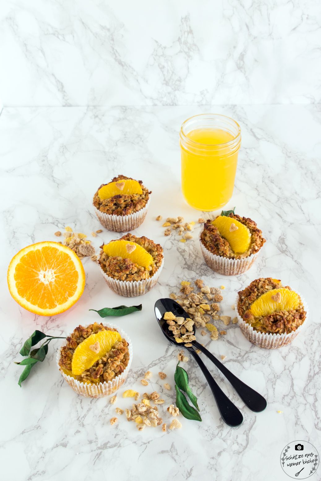 Schnelle Frühstücksmuffins mit Orange